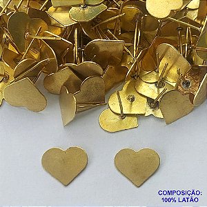 ACESSORIO (BRINCO NO BRUTO PRONTO PARA O BANHO  -TAMANHO CORAÇÃO 12MM(COMPOSIÇÃO 100% LATÃO - PESO 05GR - BRU5346A
