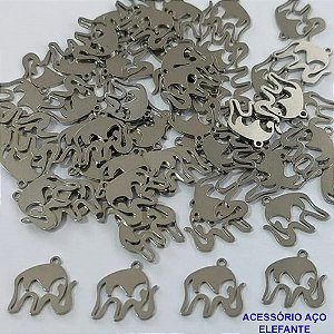 ACESSÓRIO EM AÇO INOXIDÁVEL 316L - ELEFANTE - 12MM - COMPOSIÇÃO 100% AÇO INOXIDÁVEL - AÇO000927