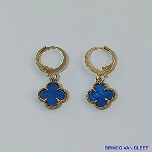 BRINCO NO BRUTO PRONTO PARA O BANHO - " VAN CLEEF " PINGENTE DE 11MM - PESO TOTAL 0,8GR - FECHO LAGOSTA BRU9023