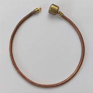 ACESSORIO (PULSEIRA NO BRUTO PRONTO PARA O BANHO PULSEIRA TIPO (PANDORA) TAMANHO ''18CM'' PESO TOTAL 11GR - BRU9611