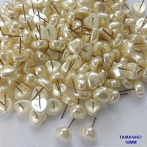 ACESSORIO BRINCO NO BRUTO PRONTO PARA O BANHO (CORAÇÃO) - BRINCO DE PINO - TAMANHO 10MM - PESO TOTAL 1GR - BRU0001534
