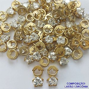 PINGENTE NO BRUTO PRONTO PARA O BANHO (CX15)- PINGENTE MENINO PEDRA EM ZIRCÔNIA - COMPOSIÇÃO: LATÃO / ZIRCÔNIA - TAMANHO 18MM -  (VENDIDO POR UNIDADE) PESO TOTAL 2,2GR - BRU0001606
