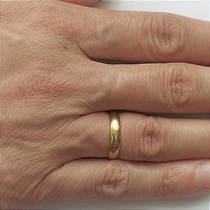 ALIANÇA NO BRUTO PRONTO PARA O BANHO - ALIANÇA LARGURA: 3MM COMPOSIÇÃO: 100% LATÃO - PESO MÉDIO 1,4GR - ANEL000351