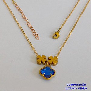 GARGANTILHA NO BRUTO PRONTO PARA O BANHO -COMPOSIÇÃO 100% LATÃO - PESO TOTAL 3,5GR - COM CORRENTE CADEADO DE 45CM+EXTENSOR - BRU10750
