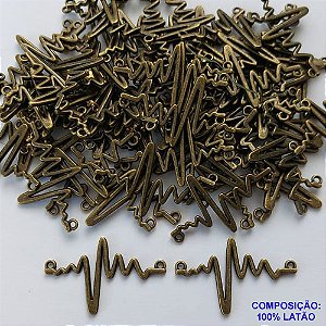 CONECTOR NO BRUTO PRONTO PARA O BANHO (CX33) - PINGENTE FREQUÊNCIA CARDÍACA COM DUAS ARGOLINHAS - TAMANHO 22X35MM - COMPOSIÇÃO: 100% LATÃO - PESO 1,4GR BRU0002141