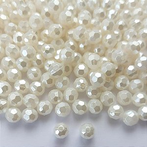 ACESSÓRIO NO BRUTO PRONTO PARA O BANHO - PÉROLA SEXTAVADA 8MM COM FURO PASSANTE - PESO 0,5GR - VENDIDA POR UNIDADE - BRU0002175