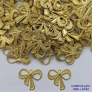 ACESSÓRIO NO BRUTO PRONTO PARA O BANHO (CX23) - LAÇO 14X16MM (V2985) - PESO 0,4GR - COMPOSIÇÃO: 100% LATÃO - BRU0002217