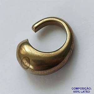BRINCO NO BRUTO PARA BANHO (CX25) - EAR CUFF - TAMANHO 13X18MM (VENDIDO POR UNIDADE) - PESO 2,6GR - BRU12831