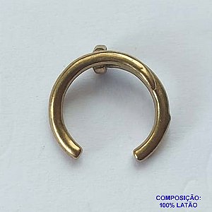 BRINCO NO BRUTO PARA BANHO (CX25) - EAR CUFF TIPO PREGO - TAMANHO 12MM (VENDIDO POR UNIDADE) - PESO 0,7GR - COMPOSIÇÃO: 100% LATÃO - BRU12856