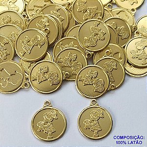 ACESSÓRIO NO BRUTO PRONTO PARA O BANHO - (5646) MENINA COM CACHORRINHO 15MM - 0,8GR - BRU0002434