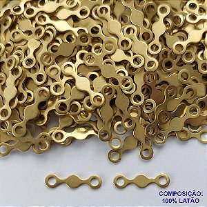 ACESSÓRIO NO BRUTO PRONTO PARA O BANHO - (E2645) EXTENSOR COM DUAS ARGOLAS 12MM - PESO TOTAL 0,1GR - COMPOSIÇÃO: 100% LATÃO - BRU0002453
