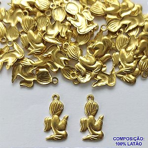 ACESSÓRIO NO BRUTO PRONTO PARA O BANHO (CX41) - (88) PINGENTE ANJO DE JOELHOS 13MM - PESO TOTAL 0,3GR - COMPOSIÇÃO: 100% LATÃO - BRU0002518