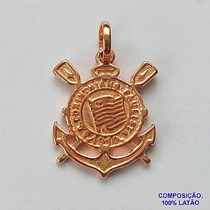 PINGENTE NO BRUTO PRONTO PARA O BANHO(CX42) - PINGENTE TIME CORINTHIANS 19X23MM - PESO TOTAL 2,9GR - BRU13117