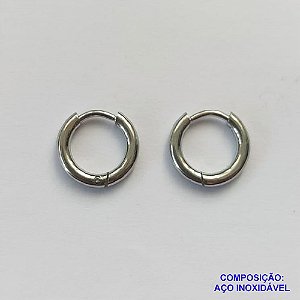 BRINCO EM AÇO INOXIDÁVEL(CX102) - BRINCO ARGOLA 11MM - COMPOSIÇÃO: AÇO INOXIDÁVEL - AÇO1153
