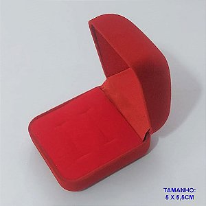 ESTOJO PARA JOIAS EM VELUDO VERMELHO 5x5,5 CM BRU0002687