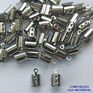 ACESSÓRIO EM AÇO INOXIDÁVEL(CX80) - TERMINAL 3X10MM - COMPOSIÇÃO 100% AÇO INOXIDÁVEL (VENDIDO POR UNIDADE) - AÇO1366