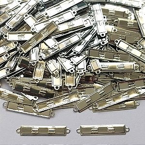 ACESSÓRIOS EM AÇO INOXIDÁVEL(CX85) - PLAQUINHA DESENHADA 3X20MM - AÇO1414