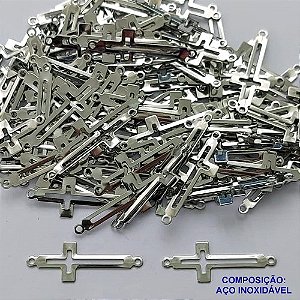 ACESSORIO EM AÇO INOXIDÁVEL (CX89) - (E1303) CRUCIFIXO - COMPOSIÇÃO: AÇO INOXIDÁVEL - AÇO1509