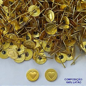 BRINCO NO BRUTO PRONTO PARA O BANHO(CX94) -BRINCO DE PINO -CORAÇÃO DE TAMANHO 8MM - PESO TOTAL 0,4GR - BRU13636