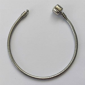 PULSEIRA TIPO PANDORA EM AÇO INOXIDÁVEL(CX42) - TAMANHO 20CM - COMPOSIÇÃO: 100% AÇO INOXIDÁVEL -  AÇO1101