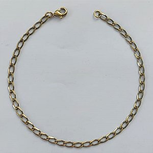 PULSEIRA NO BRUTO PRONTA PARA O BANHO - PULSEIRA EM LATÃO (M188)- TAMANHO 20CM - LARGURA 3MM - FECHO LAGOSTA - PESO 2,4GR - COMPOSIÇÃO: 100% LATÃO - BRU15103
