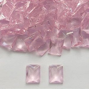 ACESSÓRIO NO BRUTO PRONTO PARA BANHO (POTE)- ZIRCÔNIA ROSA 8X10MM - PESO: 0,8GR - (VALOR UNITÁRIO) BRU0003136
