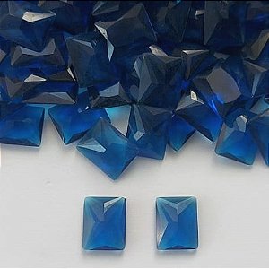 ACESSÓRIO NO BRUTO PRONTO PARA BANHO (POTE)- ZIRCÔNIA AZUL ESCURO 8X10MM - PESO: 0,8GR - (VALOR UNITÁRIO) BRU0003137