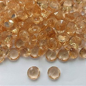 ACESSÓRIO NO BRUTO PRONTO PARA O BANHO -  (CX.136)  ZIRCÔNIA BEGE REDONDA - TAMANHO 8MM - (VENDA POR UNIDADE) - BRU0003150