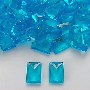 ACESSÓRIO NO BRUTO PRONTO PARA BANHO (POTE)- ZIRCÔNIA AZUL 10X14MM - PESO: 0,8GR - (VALOR UNITÁRIO) - BRU0003173