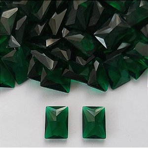 ACESSÓRIO NO BRUTO PRONTO PARA BANHO (POTE) - ZIRCÔNIA VERDE ESCURA 10X14MM - PESO: 0,8GR - (VALOR UNITÁRIO) - BRU0003174