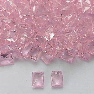 ACESSÓRIO NO BRUTO PRONTO PARA BANHO (POTE) - ZIRCÔNIA ROSA 6X8MM - PESO: 0,4GR - (VALOR UNITÁRIO) - BRU0003182