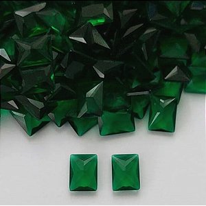 ACESSÓRIO NO BRUTO PRONTO PARA BANHO (POTE) - ZIRCÔNIA VERDE ESCURA 6X8MM - PESO: 0,4GR - (VALOR UNITÁRIO) - BRU0003183