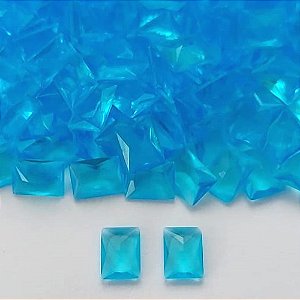 ACESSÓRIO NO BRUTO PRONTO PARA BANHO (POTE) - ZIRCÔNIA AZUL 6X8MM - PESO: 0,4GR - (VALOR UNITÁRIO) - BRU0003189