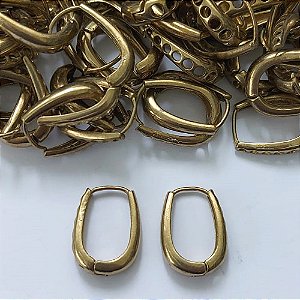 BRINCO NO BRUTO PRONTO BANHO(CX138) - BRINCO ARGOLA DE PRESSÃO (TRANQUETA) COM DETALHES VAZADOS - TAMANHO: 5X21MM - PESO TOTAL 4,4GR - BRU16038