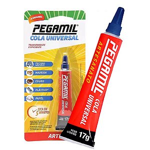 COLA UNIVERSAL PEGAMIL TRANSPARENTE 17G - BRU0003208