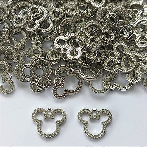 ACESSÓRIO PINGENTE PERSONAGEM DESENHO COM STRASS 13X16MM - COMPOSIÇÃO: METAL - BIJU00030