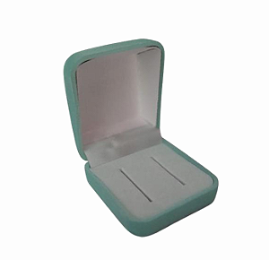 ESTOJO VELUDO COLORIDO TAMANHO 5X5X3CM CINZA LOJA00033