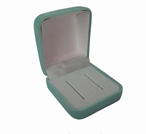 ESTOJO VELUDO COLORIDO TAMANHO 5X5X3CM CINZA LOJA00034