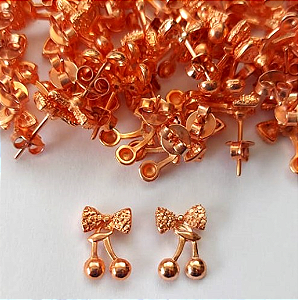 BRINCO NO BRUTO PRONTO PARA O BANHO - (CRIS) BRINCO DE PINO 10MM - PESO TOTAL 1.2gr - BRU0003257