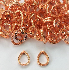 BRINCO NO BRUTO PRONTO PARA O BANHO - (CRIS) BRINCO DE PINO 10MM - PESO TOTAL 1.4GR - BRU0003264