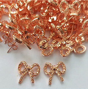 BRINCO NO BRUTO PRONTO PARA O BANHO - (CRIS) BRINCO DE PINO 10MM - PESO TOTAL 1.7GR - BRU0003268