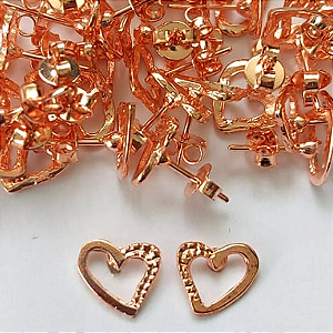 BRINCO NO BRUTO PRONTO PARA O BANHO - (CRIS) BRINCO DE PINO 10MM - PESO TOTAL 1.2GR - BRU0003277