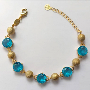 PULSEIRA FOLHEADO A OURO( TAMANHO 18CM) + EXTENSOR ZIRCONIAS DE 10MM/BASE EM ALTA FUSÃOOURO673