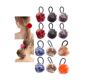 POMPOM PEQUENO Pelúcia Coelho VENDIDO POR UNIDADE( CORES SORTIDAS) - BIJU000124