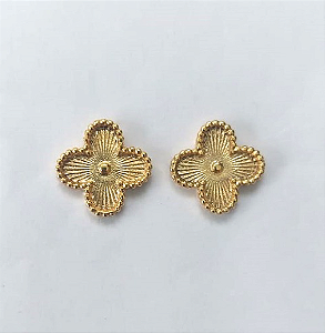 BRINCO FOLHEADO A OURO + VERNIZ DIAMONT (SIMPLES E DELICADO)TAMANHO 14CM - OURO731