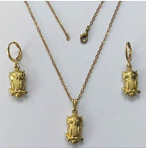 CONJUNTO NO BRUTO PRONTO PARA O BANHO(1548)PESO TOTAL - 6.2GR - COM CORRENTE CADEADO E BRINCO COM BASE ARGOLINHA DE PRESSÃO BRU0003363