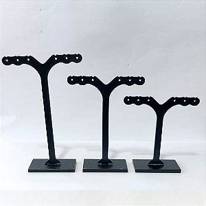 EXPOSITOR PARA BRINCOS EM 3 TAMANHOS 8/10/12CM EM ACRÍLICO - (CX.15) BRU0003375