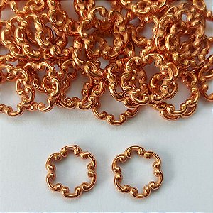 ACESSÓRIO NO BRUTO PRONTO PARA O BANHO - (415) ARGOLA FLOR EM ABS 18MM - PESO TOTAL 0,2GR - COMPOSIÇÃO: ABS - BRU0003381