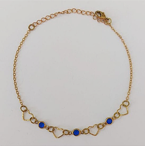 PULSEIRA NO BRUTO PRONTA PARA O BANHO - (CX145)PULSEIRA SIMPLES E DELICADA - TAMANHO 18CM - PESO TOTAL 1.9GR- BRU0003606