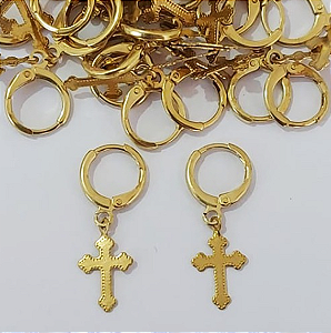 BRINCO NO BRUTO PRONTO PARA O BANHO(CX146)(ARGOLINHA DE PRESSÃO)TRANQUETA PESO 1.2GR BRU0003612